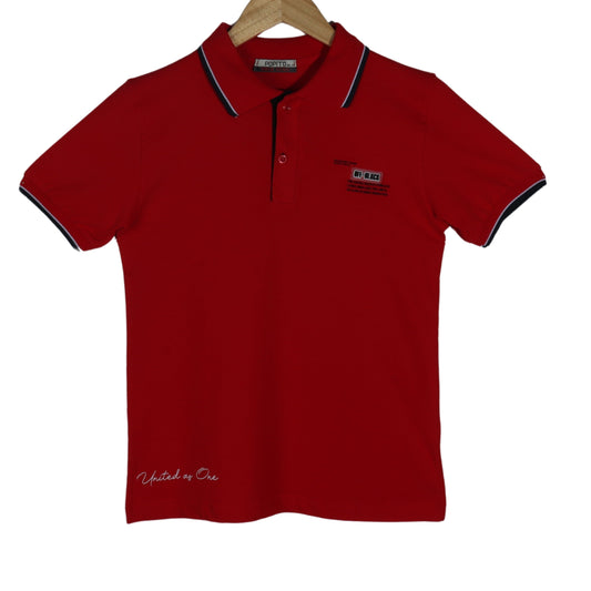 POPITO Boys Tops M / Red POPITO - KIDS - Pull Over Polo