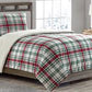 PREMIER COMFORT Comforter King / Multi-Color PREMIER COMFORT -  Cotton Flannel Faux Fur