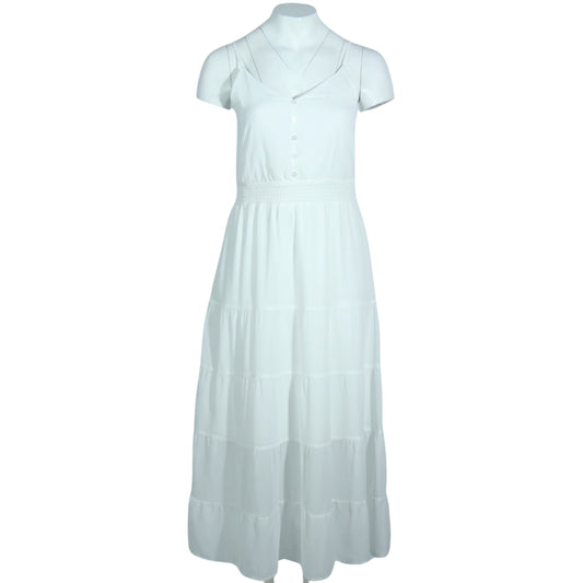 PRETTYGARDEN Womens Dress PRETTYGARDEN - Ruffled V-Neck Long Dress