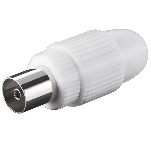 Provideolb Audio & Video Connectors & Adapters Plug TV Coaxial Socket Female to Male Connector 9.5mm - P225