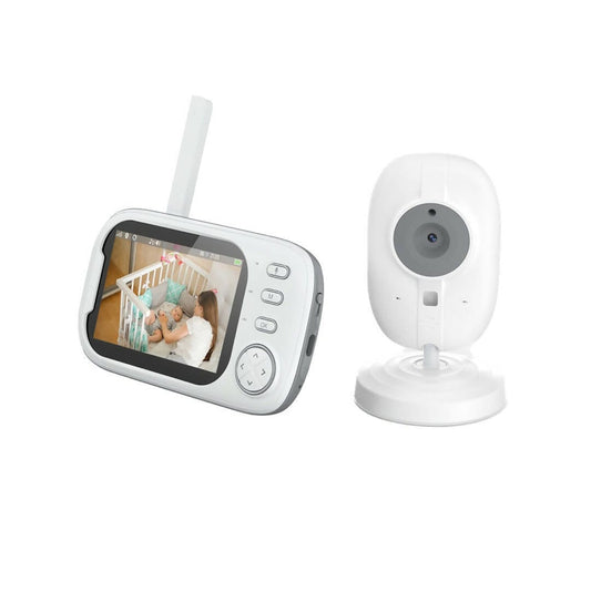 Provideolb Baby Monitors Conqueror Multifunctional Baby Monitor 3.5” Display with Night Vision and Feeding Reminder - ABM600