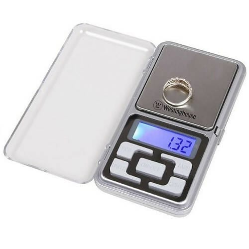 Provideolb Digital Kitchen Scales Westinghouse Electric Pocket Scale 500g Capacity - WCKM0052