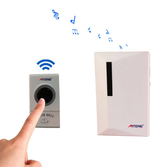 Provideolb Door Bell Push Buttons Aiteng Digital Wireless Doorbell - V015A
