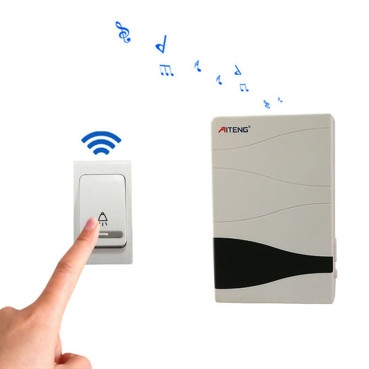Provideolb Door Bell Push Buttons Aiteng Digital Wireless Doorbell - V016B