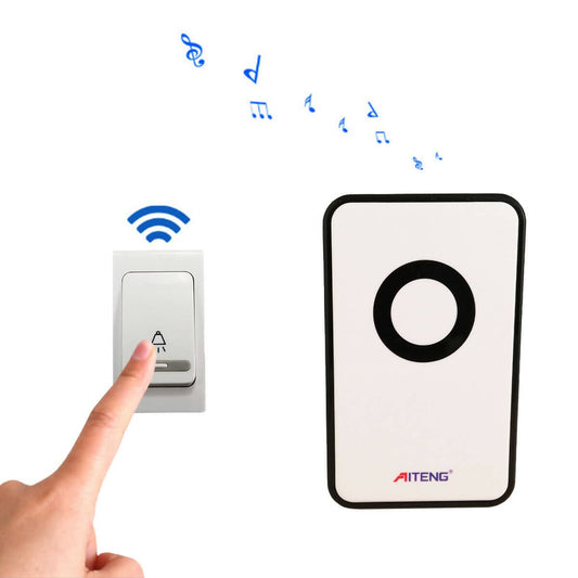 Provideolb Door Bell Push Buttons Aiteng Digital Wireless Doorbell - V018B