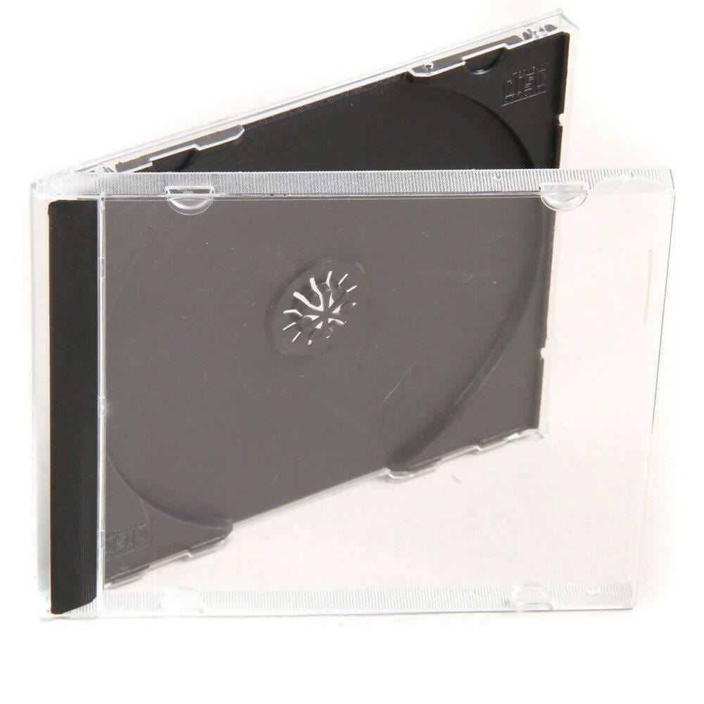 Provideolb DVD Cases Case CD Single Jewel Cover Case 10.4 mm - M76 PACK OF 100