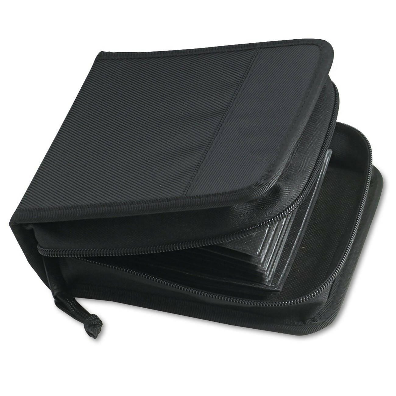 Provideolb DVD Cases Casetop CD / DVD Case Storage Organizer Booklet 80 Capacity Black - DVD52580