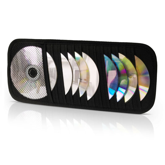 Provideolb DVD Cases Conqueror CD / DVD Case Storage Organizer Booklet 12 Capacity Black - LSV022