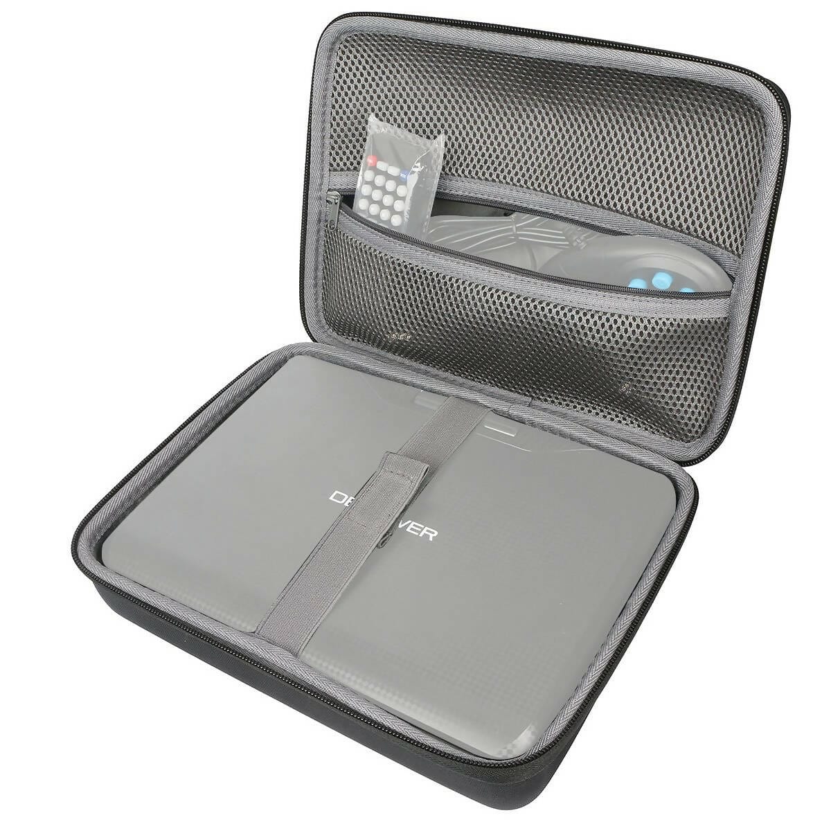 Provideolb DVD Cases Digicase Hard Carrying Case 9" for Portable DVD Player, TV, External USB - CP7074