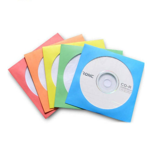 Provideolb DVD Cases Sleeve CD and DVD Colored Pack of 100 - M99