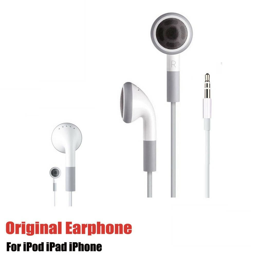 Provideolb Earbud & In-Ear Headphones Earphones Apple Design Wired White - MA662