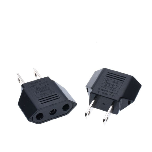 PROVIDEOLB Electric Adapters Plug Adapter EU to US Adaptor Converter AC Power Plug Connector - P244