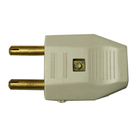 Provideolb Electric Adapters Plug Rewireable 2 Pin Round AC Power Plug - P222