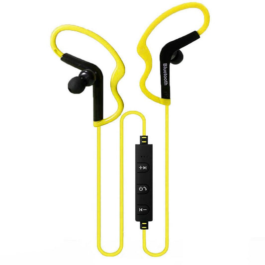 PROVIDEOLB Electronic Accessories Sports Bluetooth Wireless Earphone Earbuds Yellow