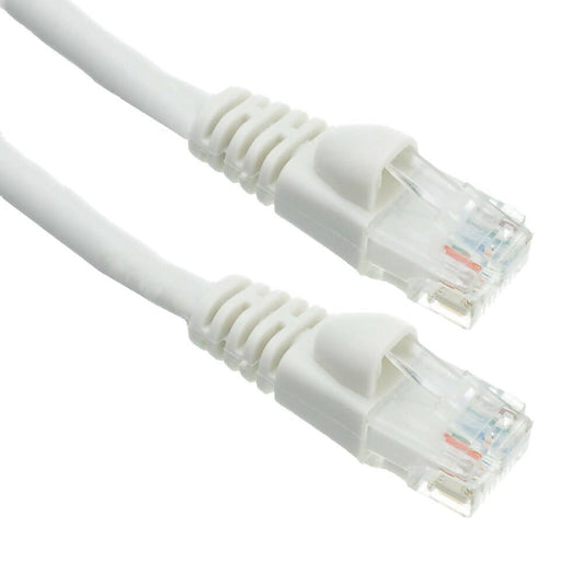 Provideolb Ethernet Cables Conqueror Ethernet Cable Supports Cat5e / Cat5 Standards 550MHz 10Gbps RJ45 Computer Networking Cord 15 Meter White - C87E