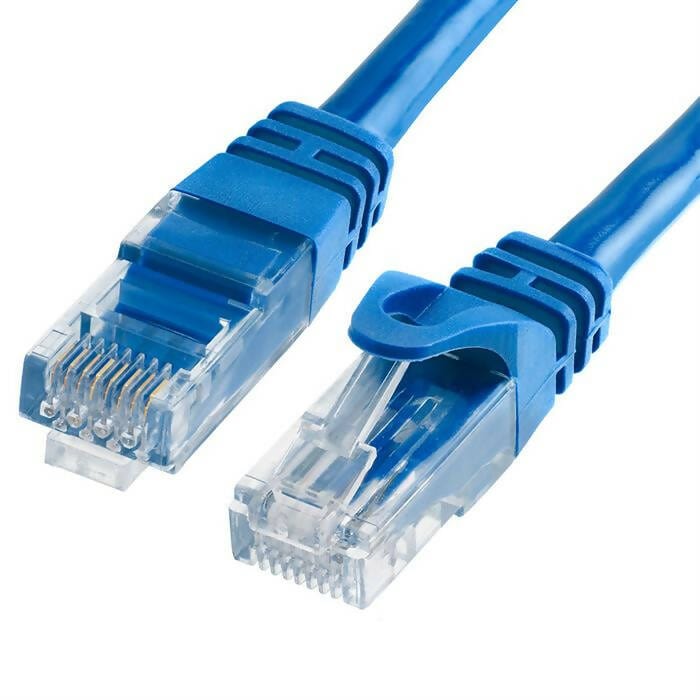Provideolb Ethernet Cables Conqueror Ethernet Cable Supports Cat6 / Cat5e / Cat5 Standards 550MHz 10Gbps RJ45 Computer Networking Cord 2 Meter Blue - C87B