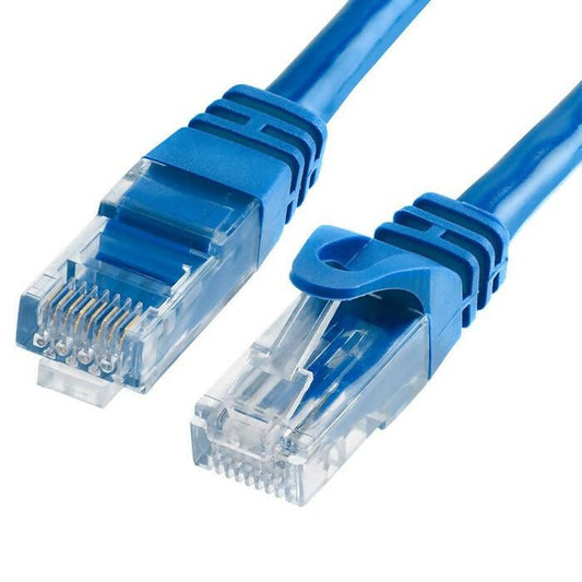 Provideolb Ethernet Cables Conqueror Ethernet Cable Supports Cat6 / Cat5e / Cat5 Standards 550MHz 10Gbps RJ45 Computer Networking Cord 2 Meter Blue - C87B