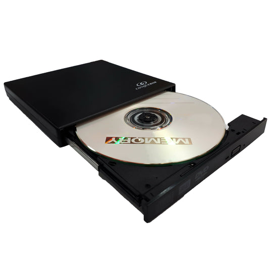 Provideolb External CD & DVD Drives Conqueror External DVD Writer CD Drive Data Transfer for Laptop Desktop MacBook - P439