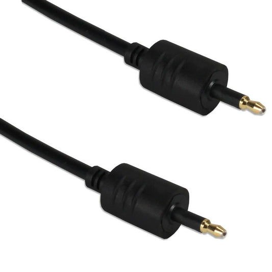 Provideolb Fiber Optic Cables Conqueror Fiber Optic Cable 3.5mm to 3.5mm 1.5 Meter Black - C117B