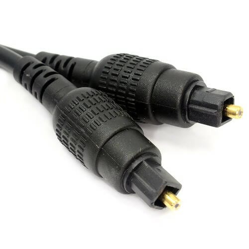 Provideolb Fiber Optic Cables Conqueror Fiber Optic Cable Toslink to Toslink 1.5 Meter Black - C117F