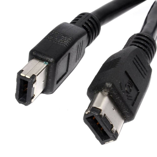 Provideolb Firewire Cables Conqueror Firewire Cable IEEE1394 6 Pin to 6 Pin 1.5 Meter Black - C10