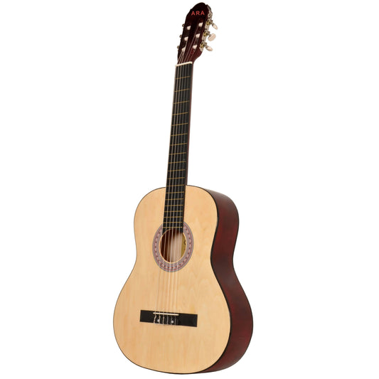Provideolb Guitars Ara Classic Guitar 39" Nylon and Steel Strings with Carry Bag - M422