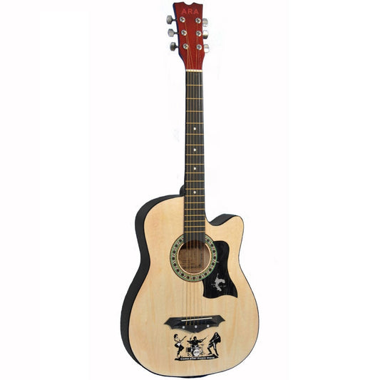 Provideolb Guitars Ara Guitar Acoustic 38" with Carry Bag - M420B