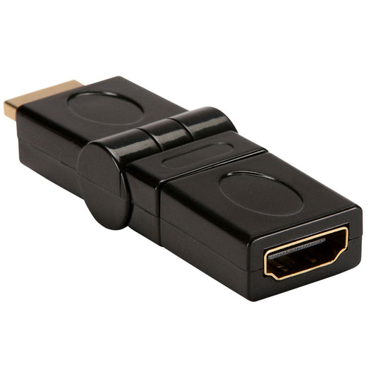 Provideolb HDMI Cables Plug HDMI Female to Male 90-180° Degree Swivel Adapter for Instant Broadcasting From Your Monitor, Projector, Laptop and other Display Devices on a TV - P240