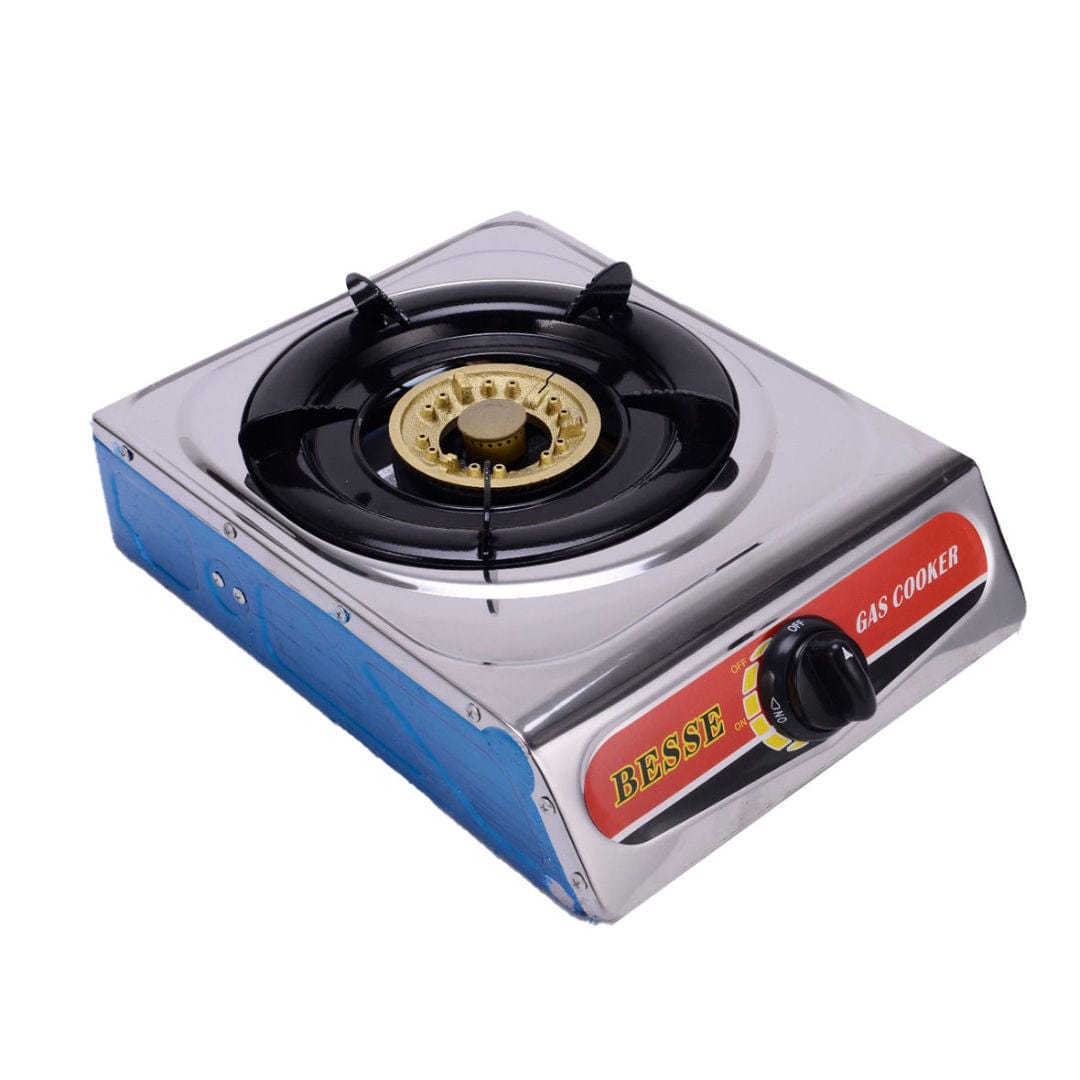 Provideolb Hot Plates Besse Electric Gas Cooker Single Burner Stainless Steel - 1001