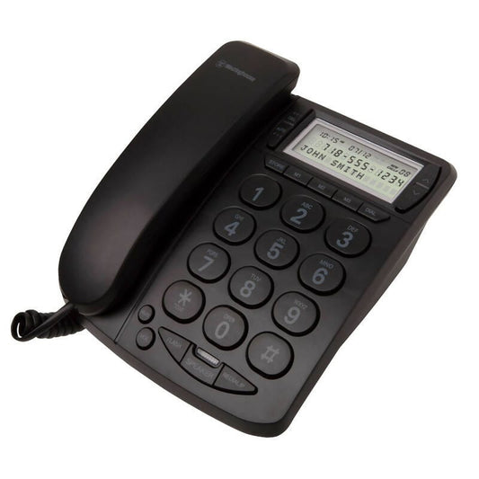 Provideolb Landline Phones Westinghouse Trimline Corded Telephone - 215BK