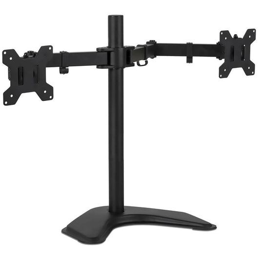 Provideolb Monitor Arms & Monitor Stands Conqueror Dual Table Stand Desk for LED, LCD, Plasma TV 13'' to 27'' - MS01N