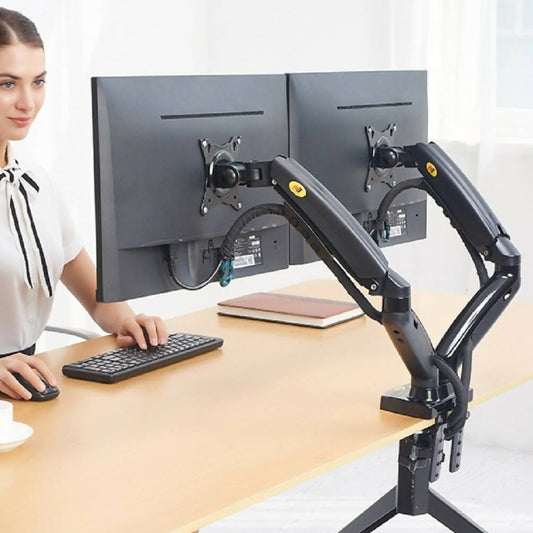 Provideolb Monitor Arms & Monitor Stands NB Table Stand for 2 x LED / LCD / Plasma TV 17''-30'' -F160