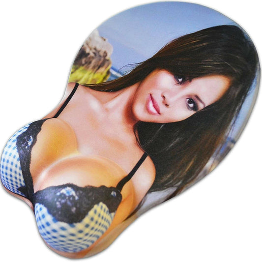 Provideolb Mouse Pads Comfort Wrist Gel Rest Support Mouse Pad Pretty Girls - P417