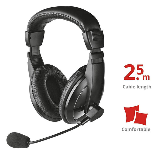 Provideolb On-Ear Headphones Prosound Headset with Microphone and 3.5mm Jack - JY880V