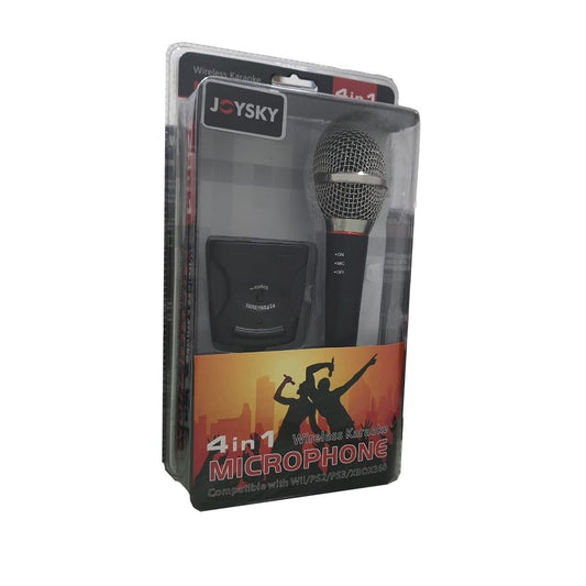 Provideolb PlayStation 2 Accessories Joysky Wireless Karaoke Microphone 6.5 Inch with USB Connection - GA35