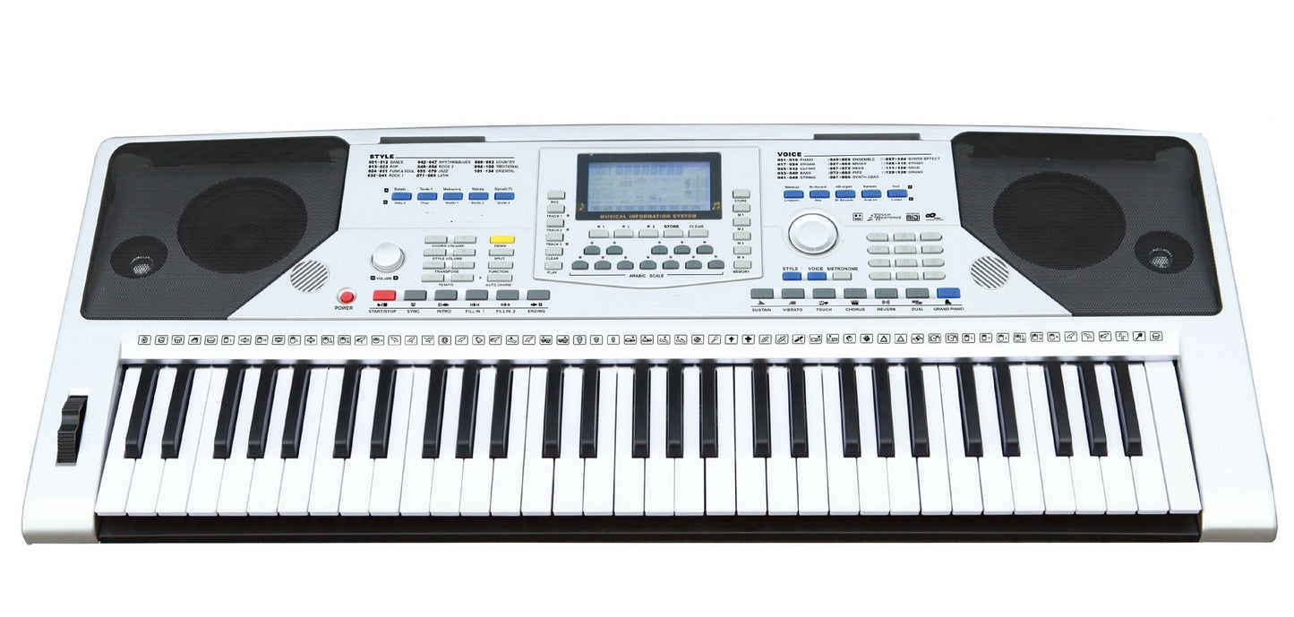 Provideolb Portable & Arranger Keyboards ARA Musical Keyboard 61 Key With Touch Response - MKY218