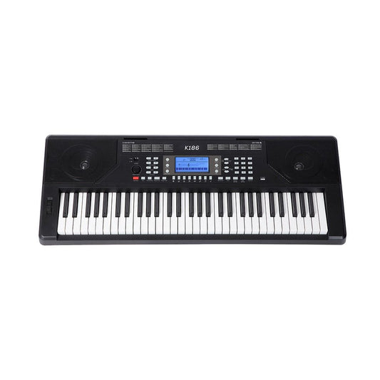 Provideolb Portable & Arranger Keyboards Conqueror Electronic Multifunctional LCD Keyboard Portable 61 Key with Touch Response - MKY186