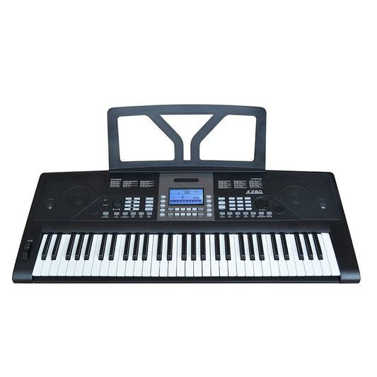 Provideolb Portable & Arranger Keyboards Conqueror Electronic Multifunctional LCD Piano Portable 61 Key with Touch Response - MKY280