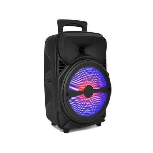 Provideolb Portable Bluetooth Speakers Soundtown LED 8-inch Portable Karaoke Bluetooth Party Speaker With Mic - TL8019