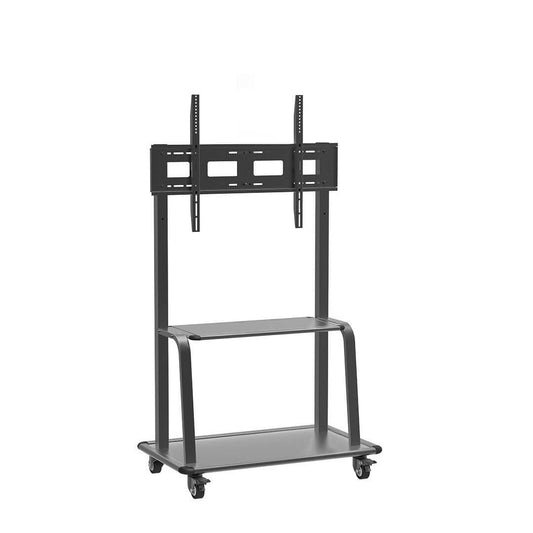 Provideolb Television Stands Conqueror Moving Floor Stand with Shelf for LED / LCD / Plasma TV 32''-80'' - HFL4