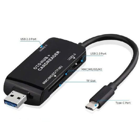 Provideolb USB Hubs Hub Card Reader All-in-One USB Type-C - TC023