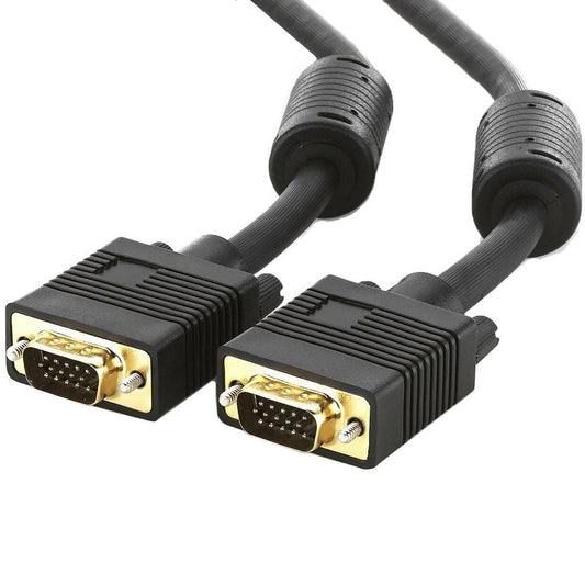 Provideolb VGA Cables Conqueror Cable VGA to VGA Male to Male 10 Meter Black - C88C