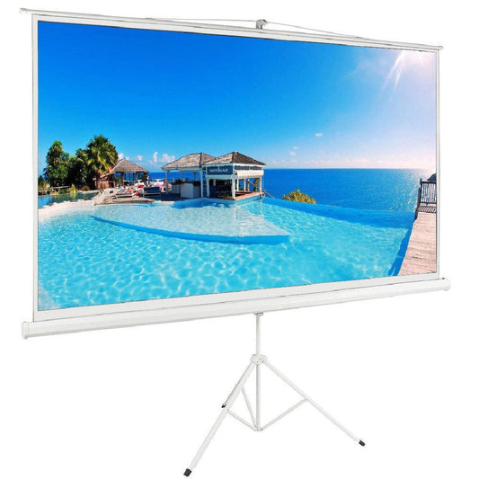 Provideolb Video Projection Screens Conqueror Projection Screen 113'' with Tripod - HPSC2