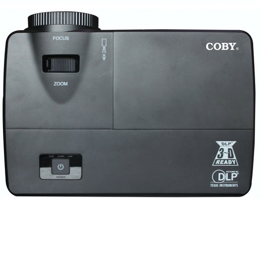 Provideolb Video Projectors Coby DLP Projector with Image size 30" - 300" & Projection distance 1.4m - 12m - CPT809