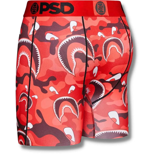 PSD Mens Underwear S / Red PSD - Shark Camo Underwear