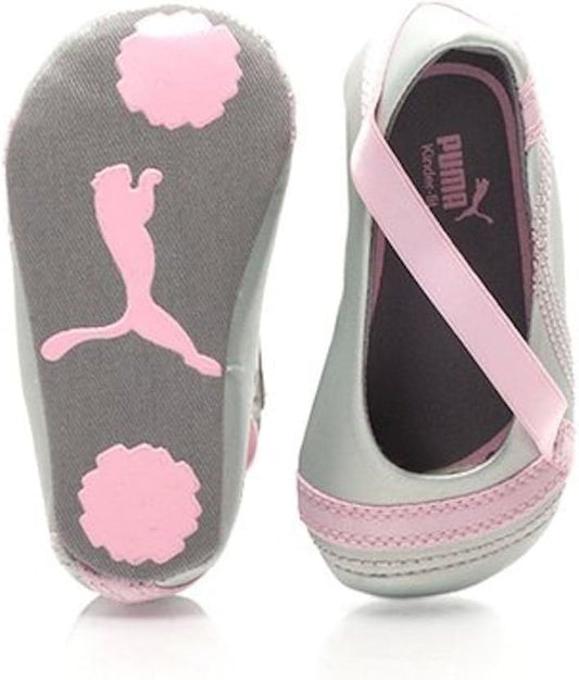 PUMA Baby Shoes 17 / Silver PUMA -  BABY - arayla  Ballet Flat