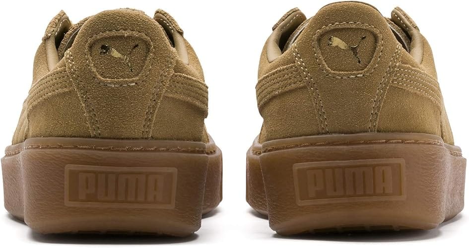 PUMA Kids Shoes 34.5 / Gold PUMA - Kids - Suede Platform Damen Sneaker