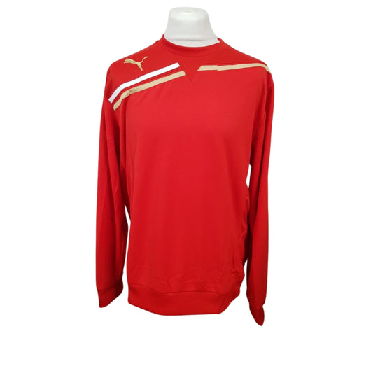 PUMA Mens sports M / Red PUMA - KING SWEAT Blouse