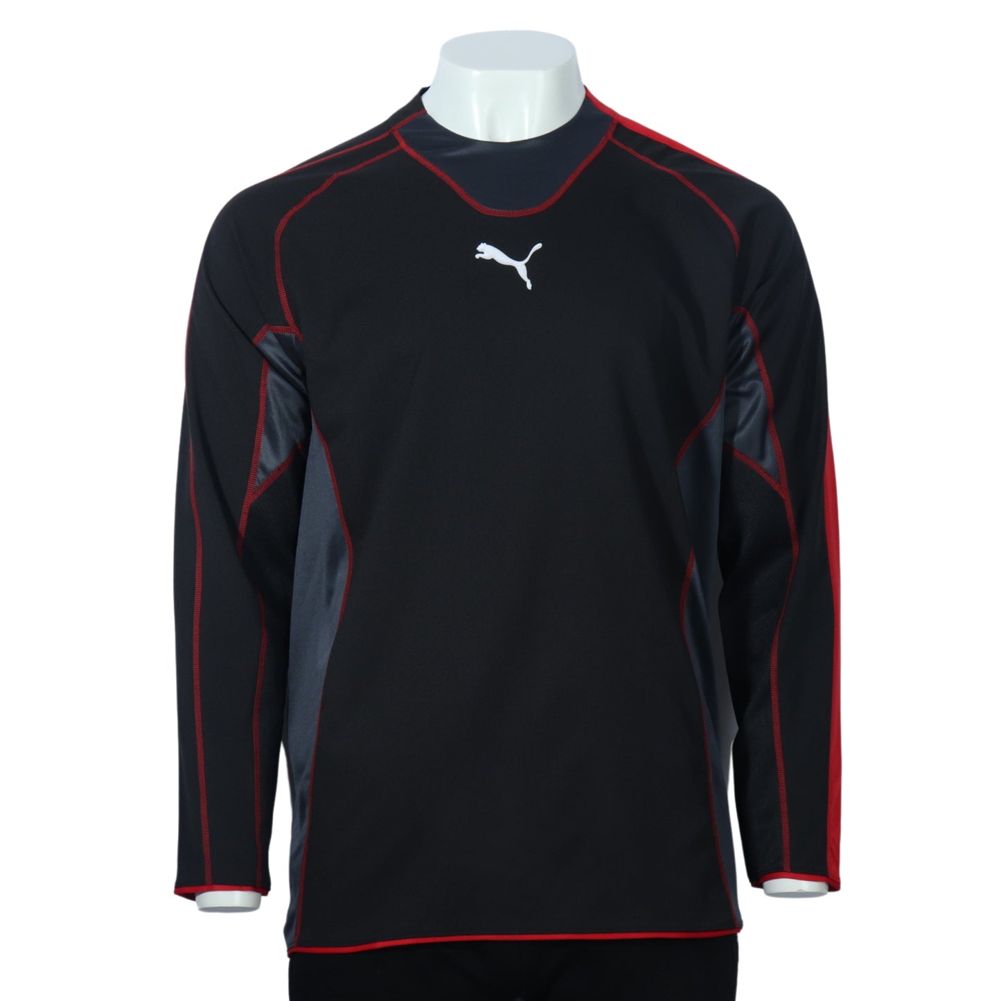 PUMA Mens sports L / Multi-Color PUMA - Long sleeve sport blouse logo