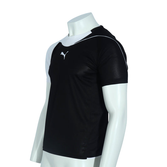 PUMA Mens sports S / Black PUMA - Pull Over T-Shirt